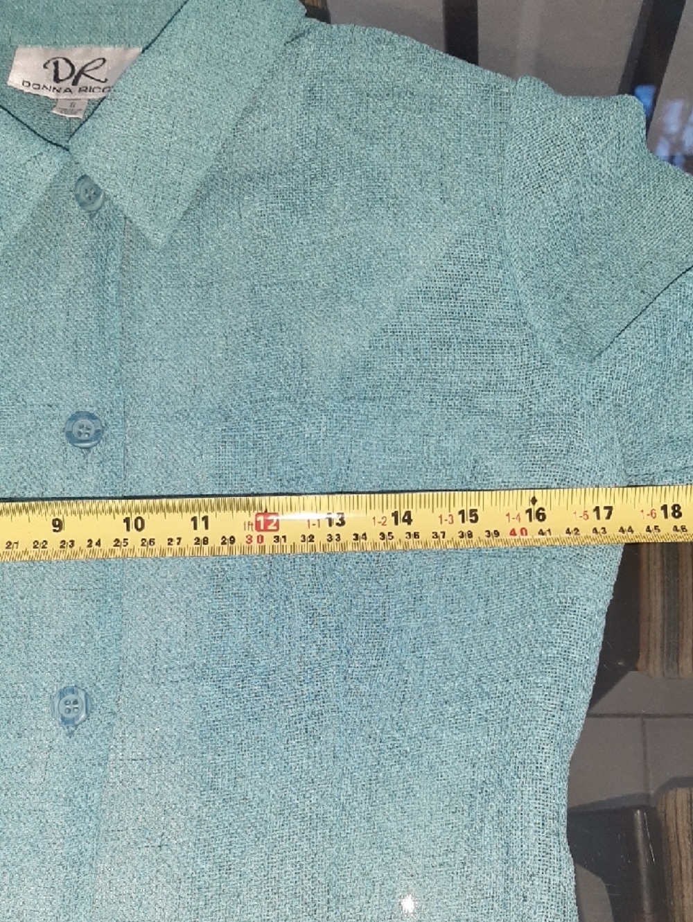 2 PC 80's DONNAπRICCO Teal Fitted Maxi DRESS with Pleated Back Jacket SET Sz 8 - Picture 9 of 14